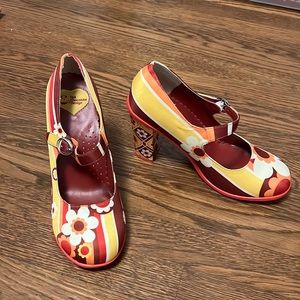 Hot Chocolate Design Groovy 60s Mary Jane Heels
